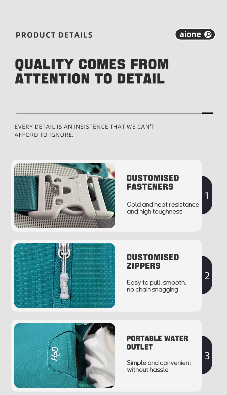 wholesale factory price 30l lightweight nylon waterproof hiking bags traveling hiking backpack camping bag with high quality