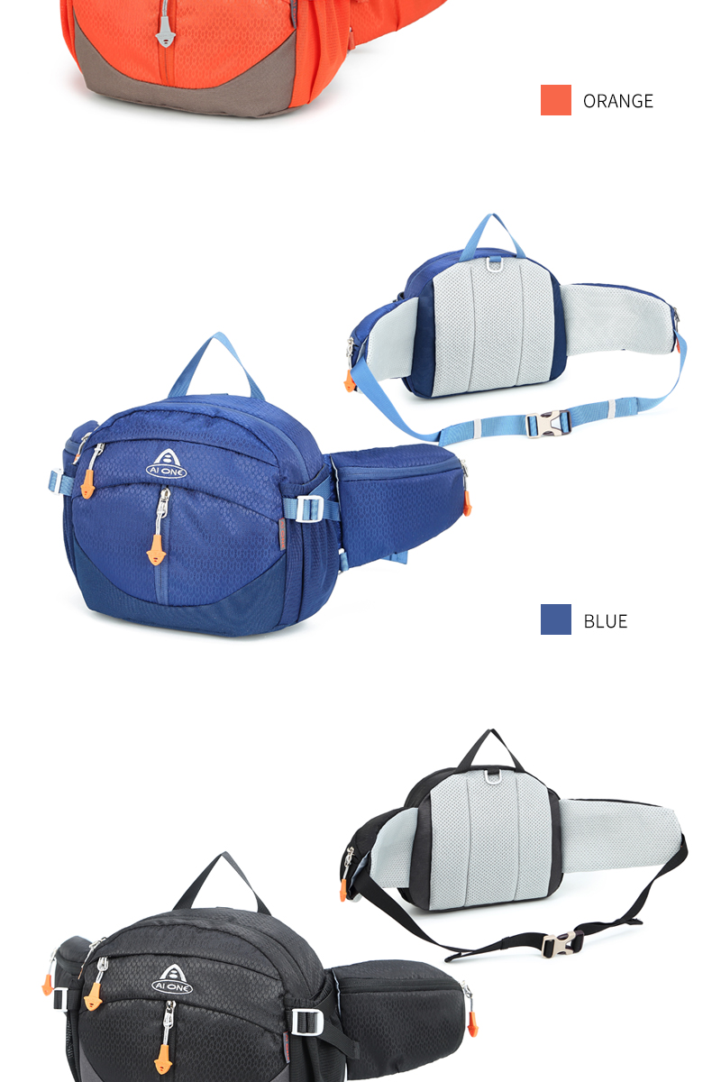 nylon fishing cycling camping hiking multi functional hip bum belt fanny pack outdoors bags with logo