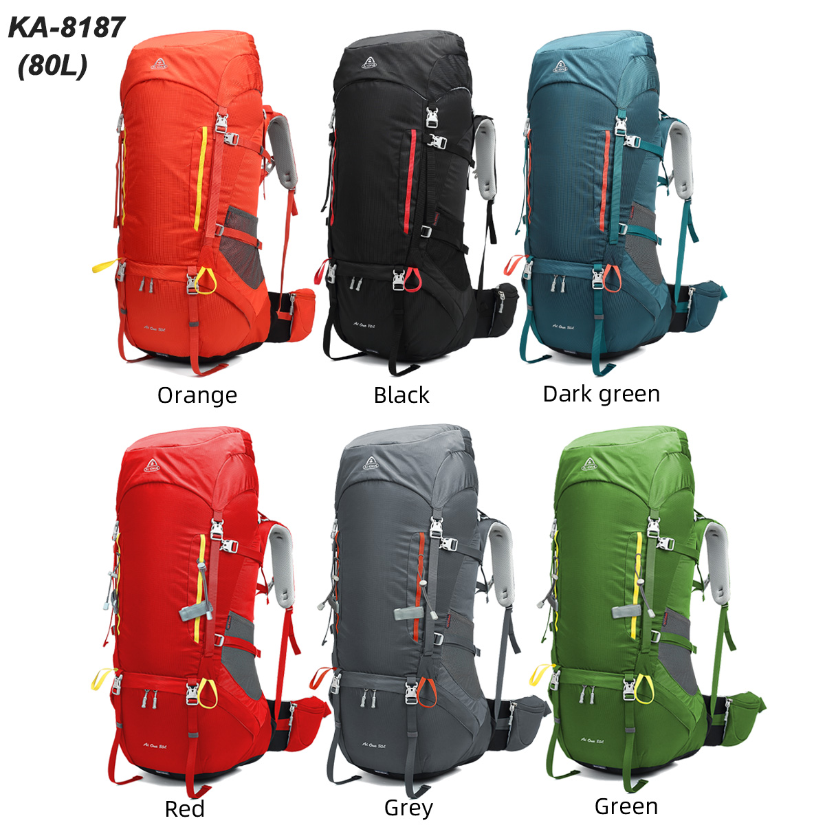 waterproof 80l large capacity hiking backpack custom molle rucksack mochila mountaineering camping travel backpack hiking large