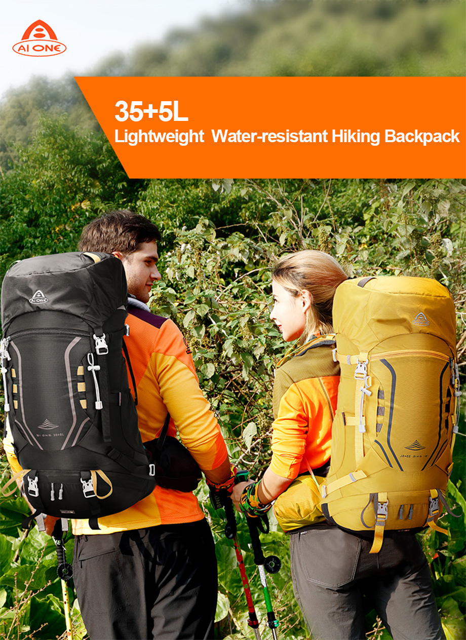 2024 trending nylon survival climbing backpack 40l outdoor travel camping trekking waterproof hiking backpack