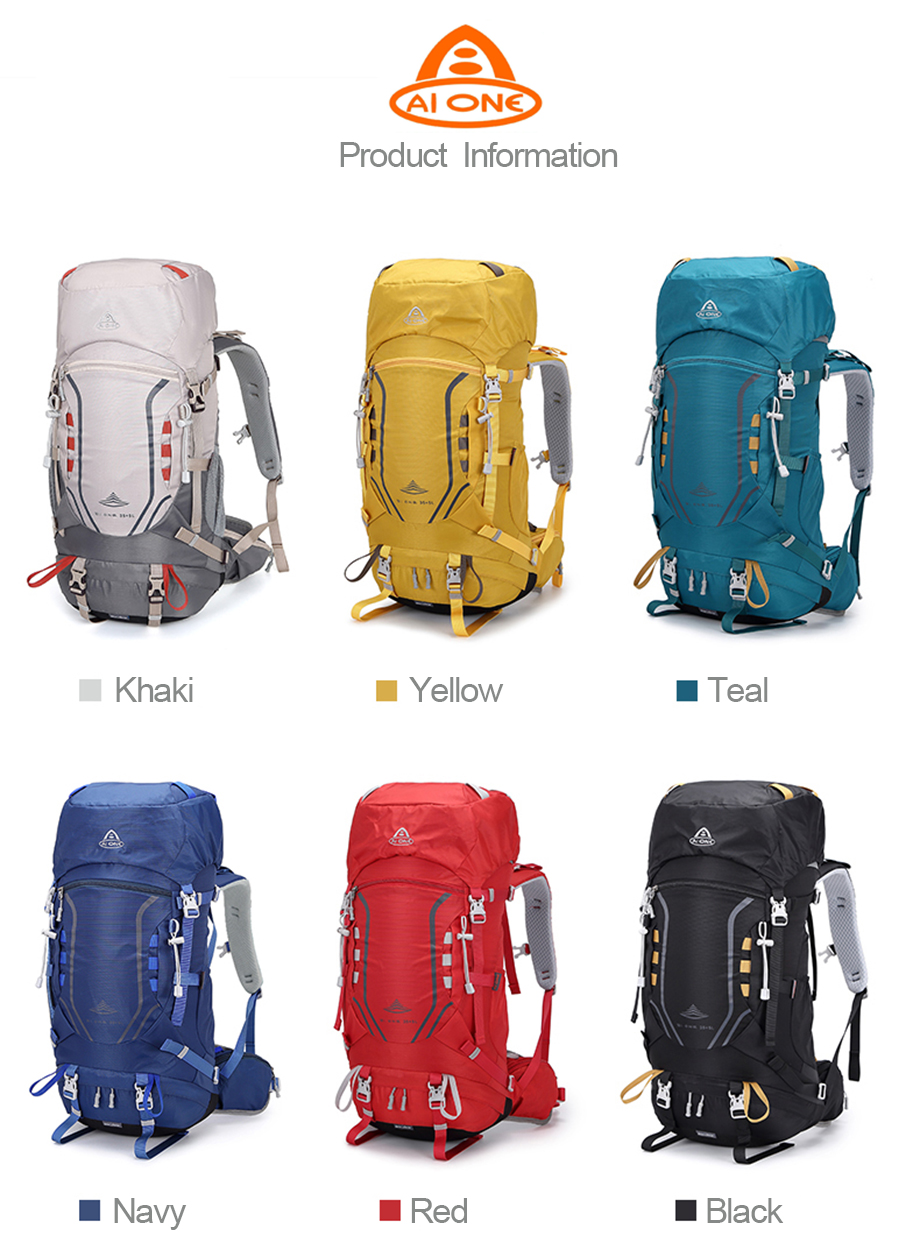 2024 trending nylon survival climbing backpack 40l outdoor travel camping trekking waterproof hiking backpack