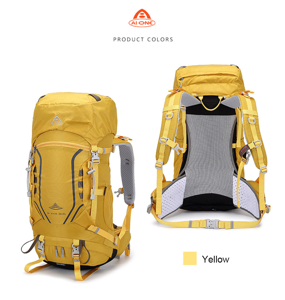 2024 trending nylon survival climbing backpack 40l outdoor travel camping trekking waterproof hiking backpack