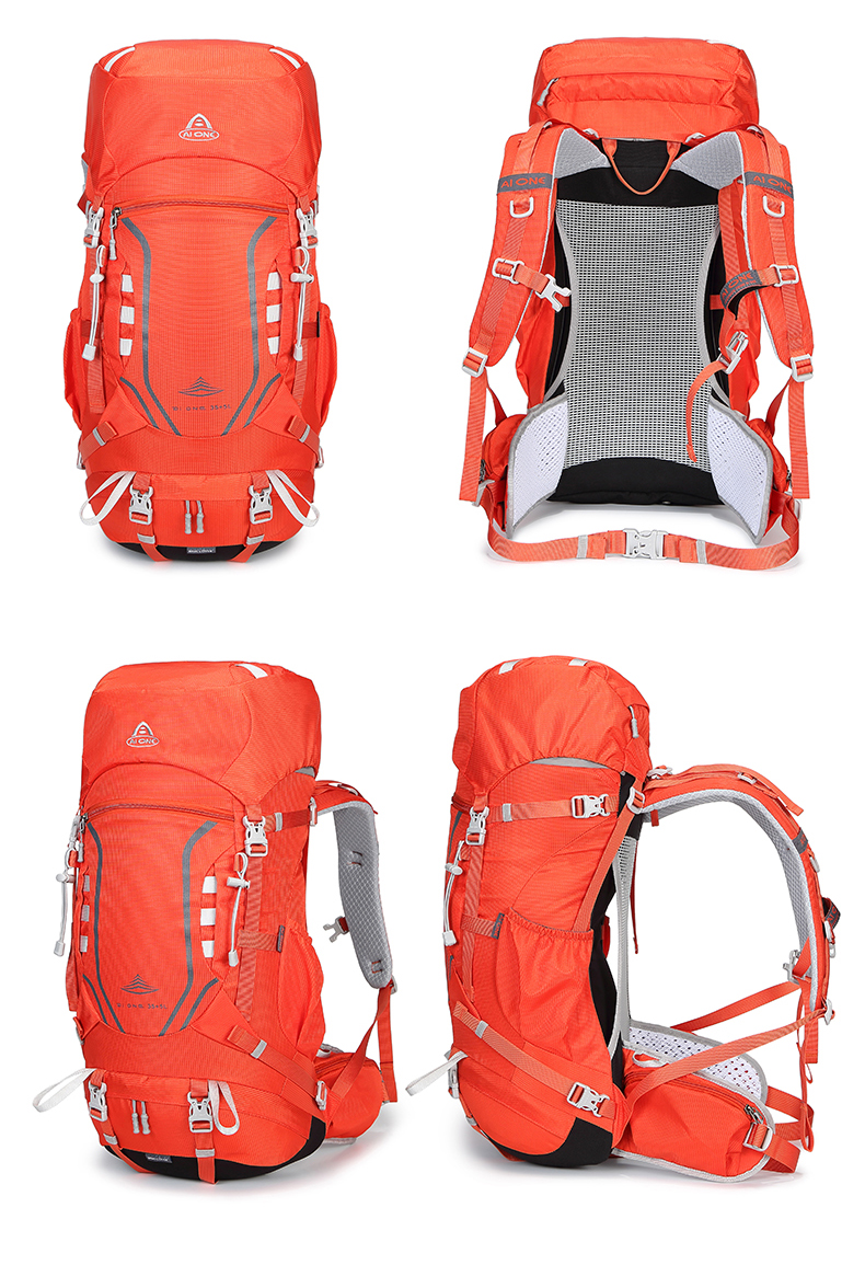 fashion hiking backpack design external frame backpack women men rucksack brand outdoor travelling hiking camping backpack 40l