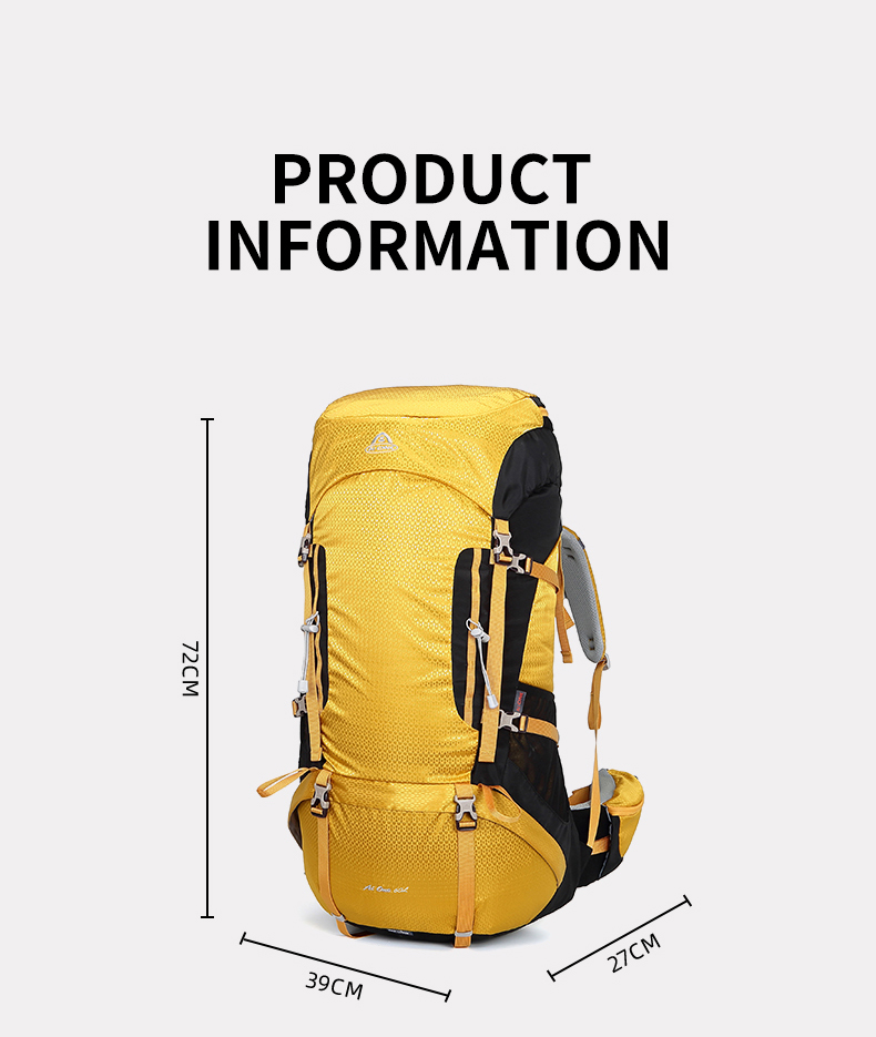 waterproof 80l large capacity hiking backpack custom molle rucksack mochila mountaineering camping travel backpack hiking large