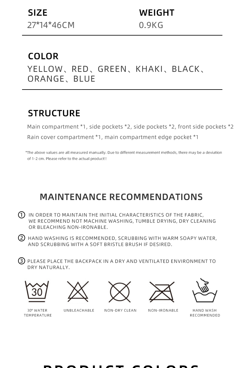 updated 25l hiking backpack multi functional water resistant backpack for biking factory direct