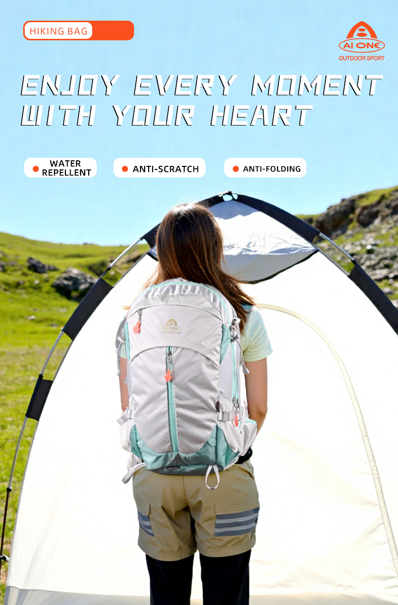 fashion sports outdoor waterproof backpack lightweight travel camping backpack sports backpack 35l