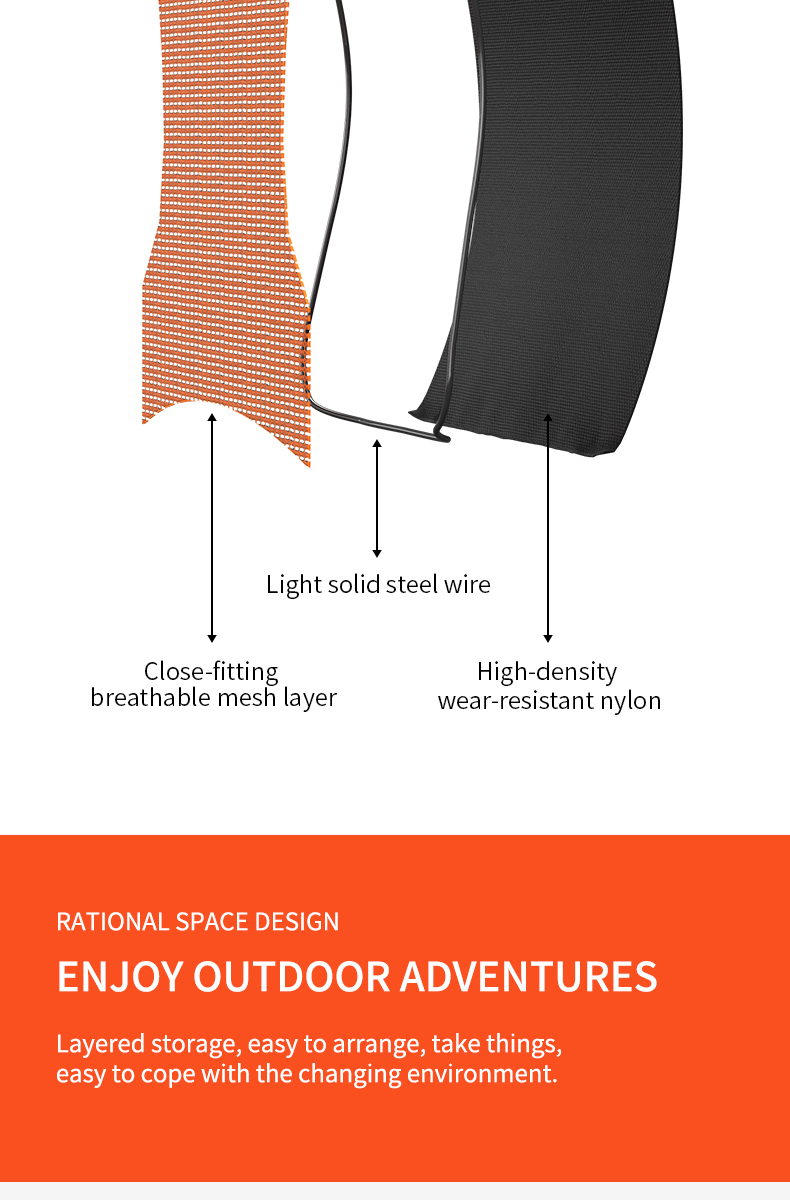 fashion sports outdoor waterproof backpack lightweight travel camping backpack sports backpack 35l