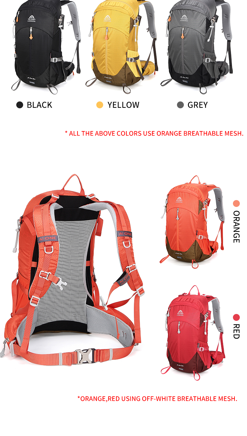 fashion sports outdoor waterproof backpack lightweight travel camping backpack sports backpack 35l