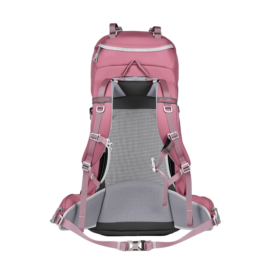 aione brand 50l waterproof large capacity external frame mountaineering backpack nylon outdoor travel hiking camping
