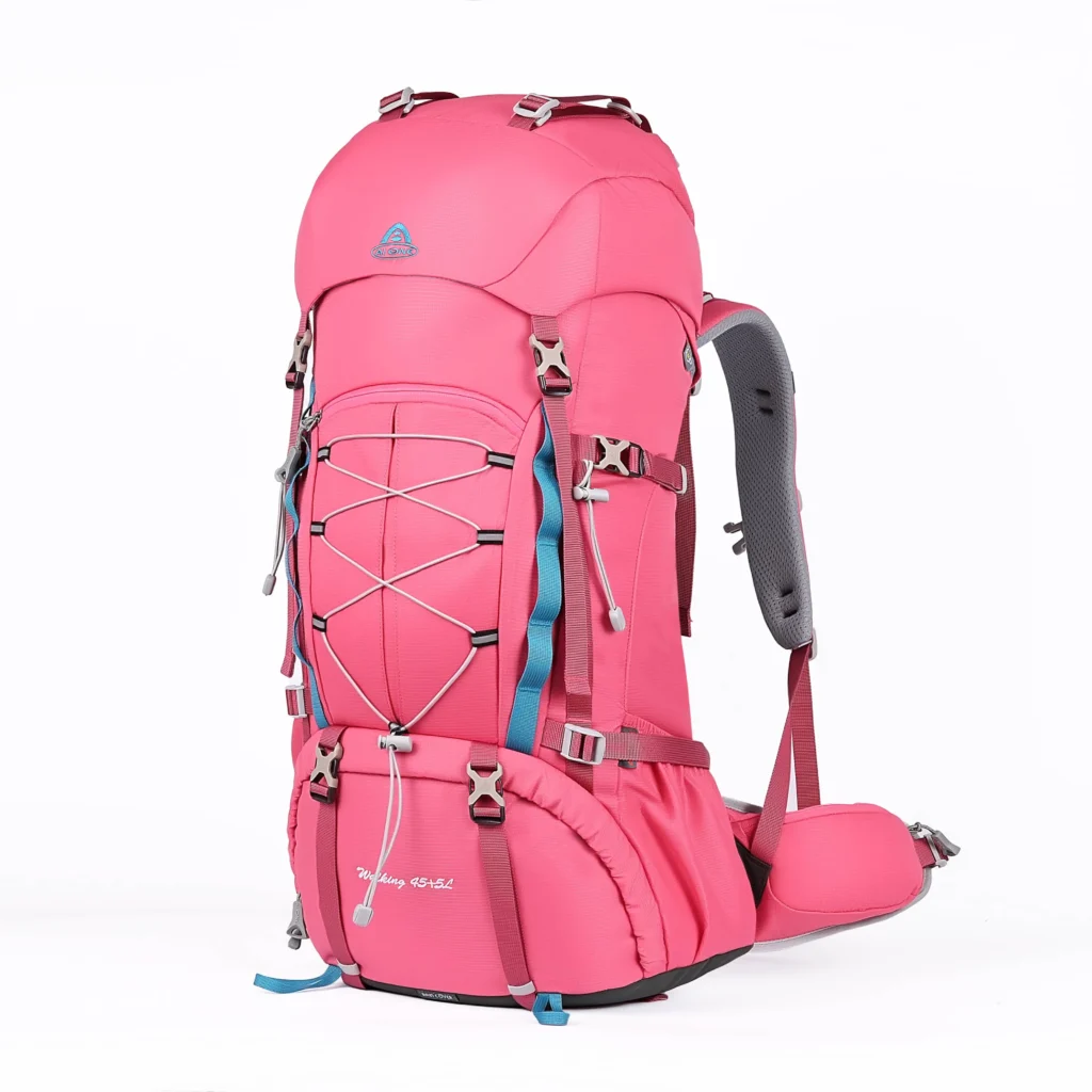 Aione Brand 50L Waterproof Large Capacity External Frame Mountaineering Backpack Nylon Outdoor Travel Hiking Camping aione brand 50l waterproof large capacity external frame mountaineering backpack nylon outdoor travel hiking camping