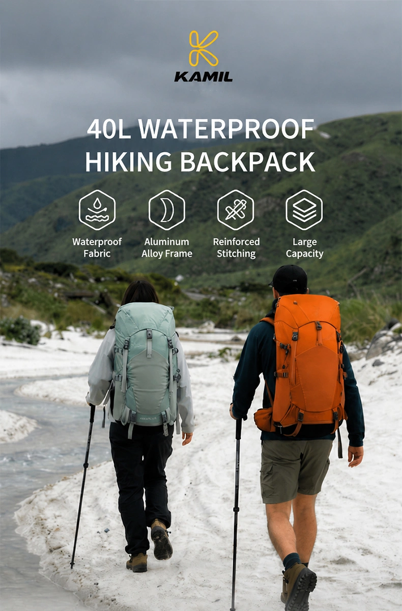 aione multifunctional 40l mountaineering outdoor sports travel hiking large capacity backpack kamil