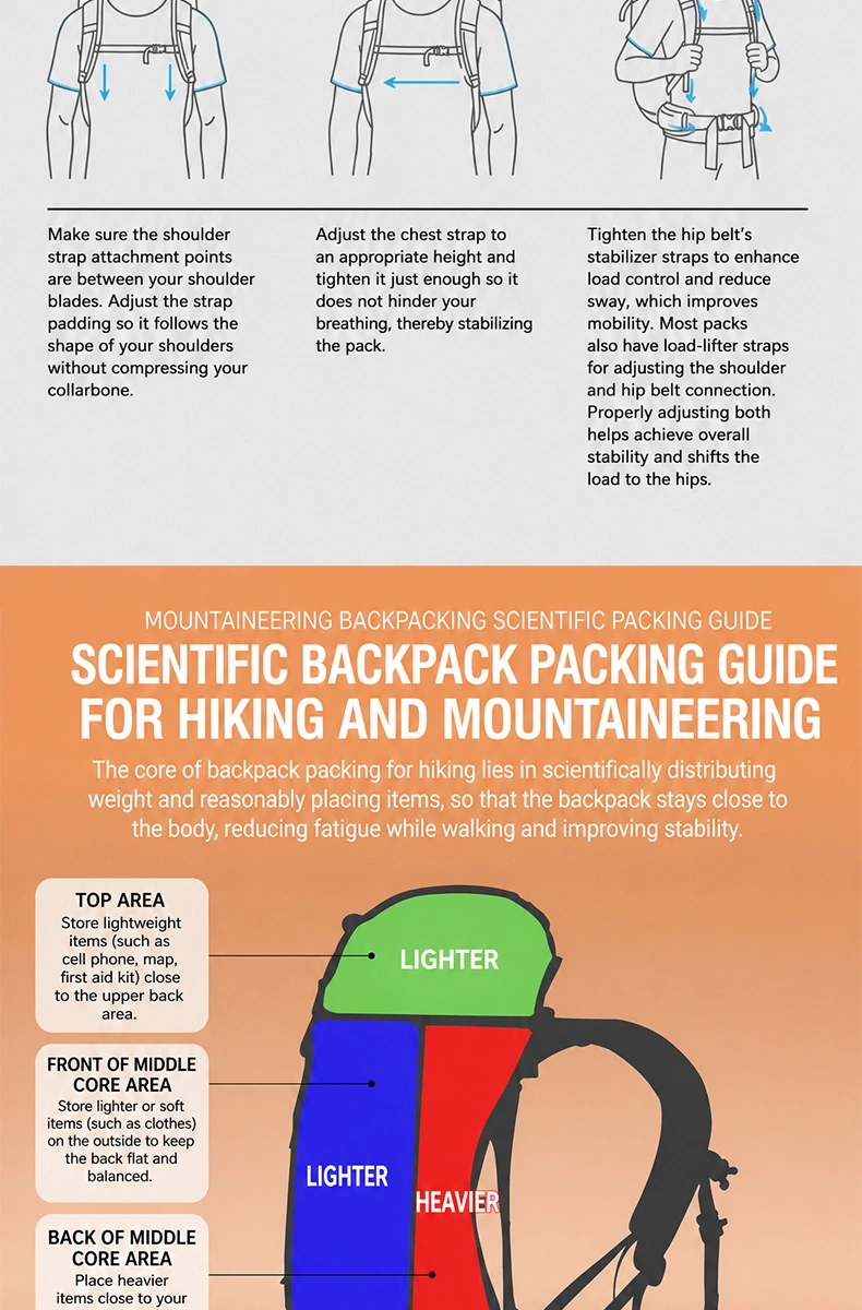 aione multifunctional 40l mountaineering outdoor sports travel hiking large capacity backpack kamil