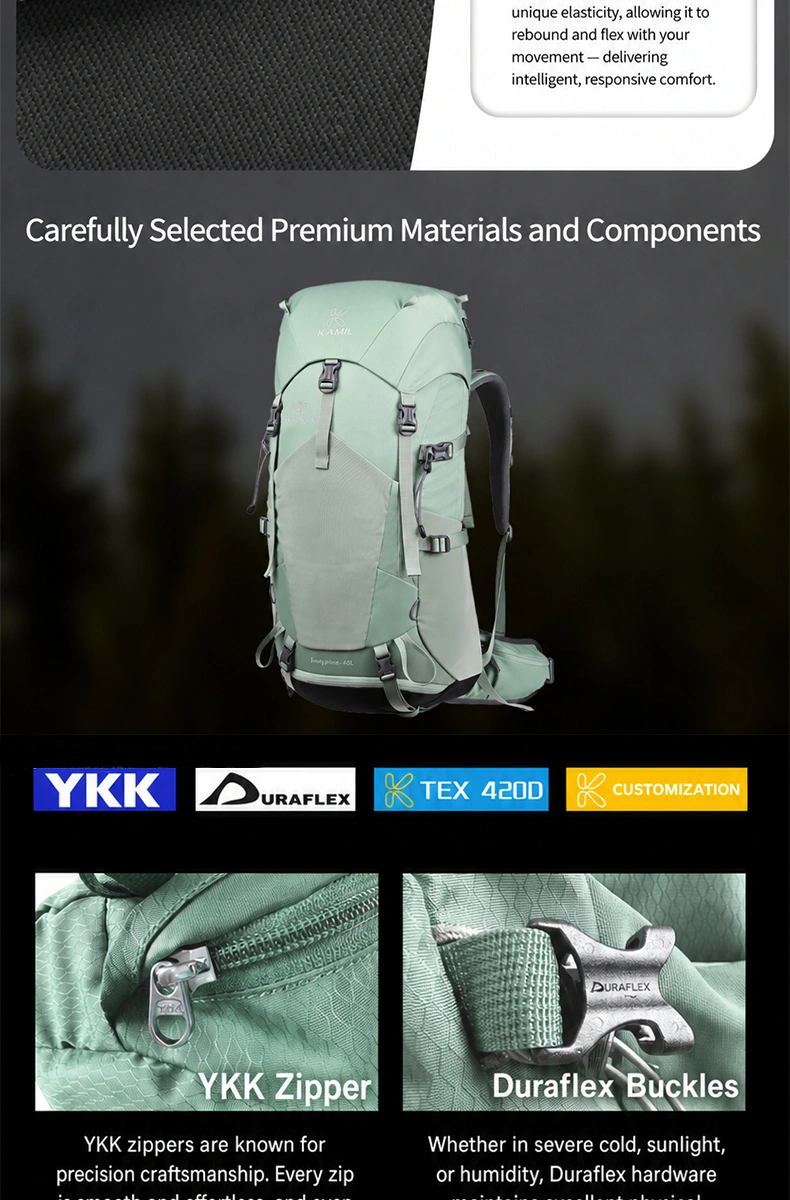 aione multifunctional 40l mountaineering outdoor sports travel hiking large capacity backpack kamil