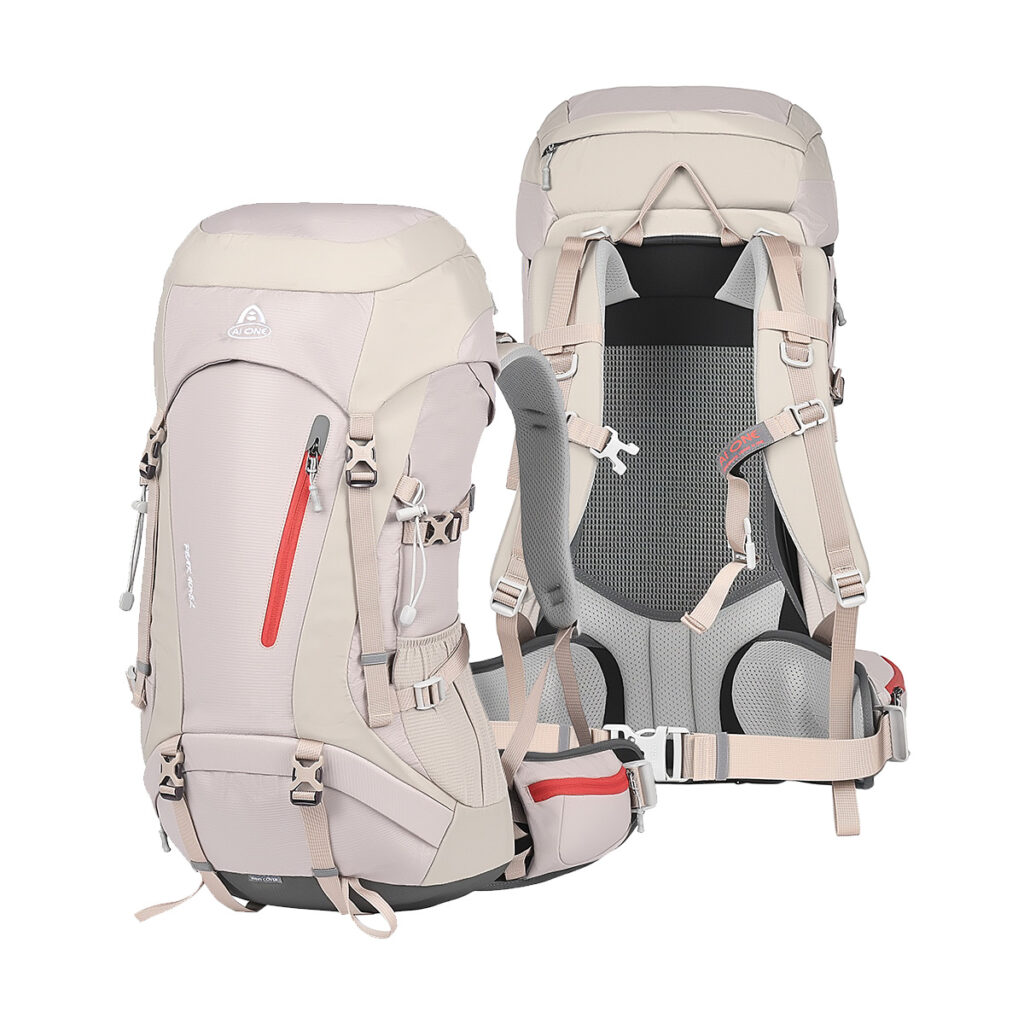 aione brand 45l hiking backpack water resistant lightweight camping travelling backpack new design