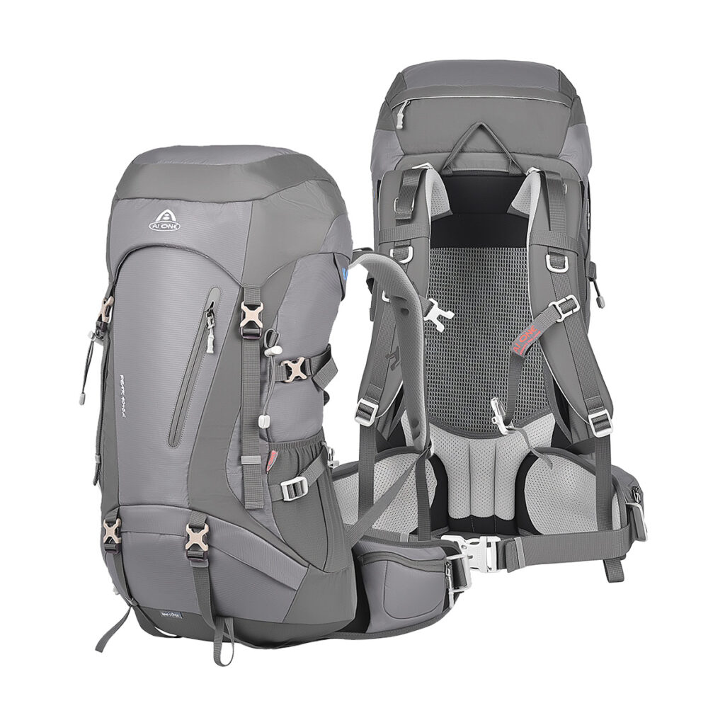 aione brand 45l hiking backpack water resistant lightweight camping travelling backpack new design