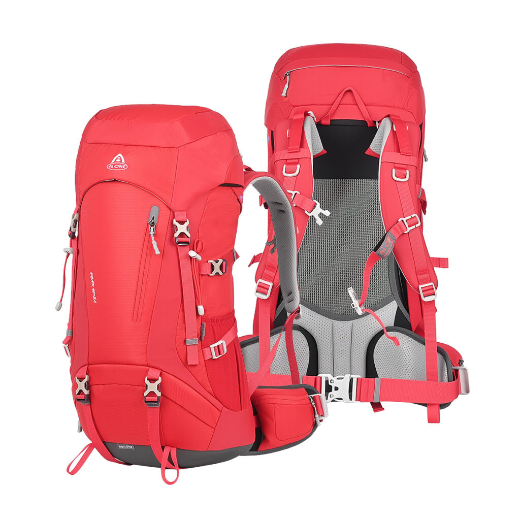 aione brand 45l hiking backpack water resistant lightweight camping travelling backpack new design